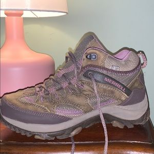 Merrell Salida Mid Waterproof Hiking Boot Brindle